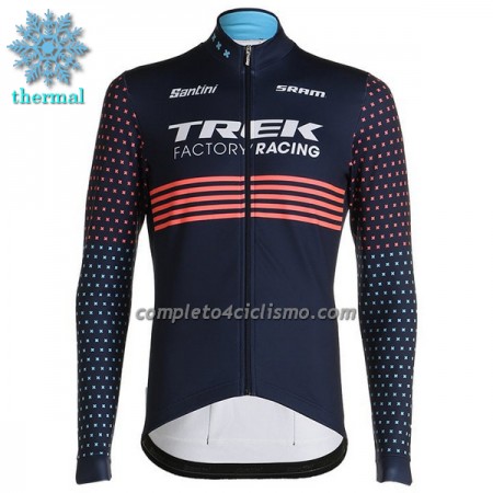 Maglia 2022 Trek Factory Racing CX Manica Lunga Winter Invernale